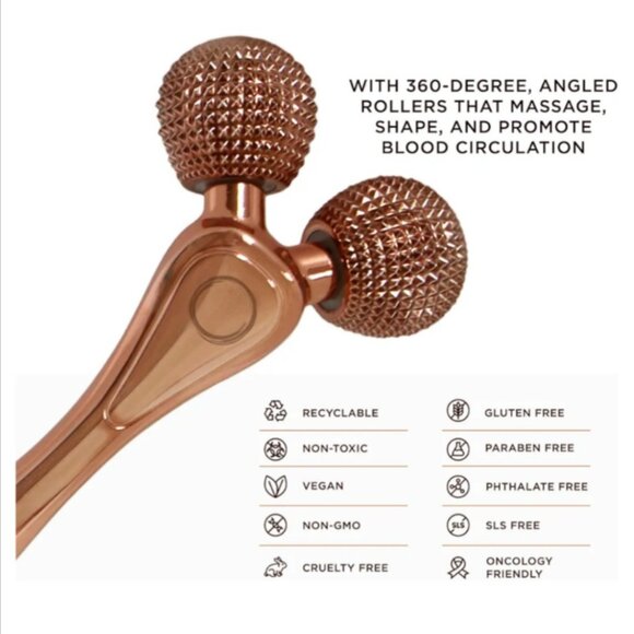 NEW Osmosis Epic Skin Tool Diamond Roller Skincare Face Neck Body Gentle Safe - Picture 4 of 11